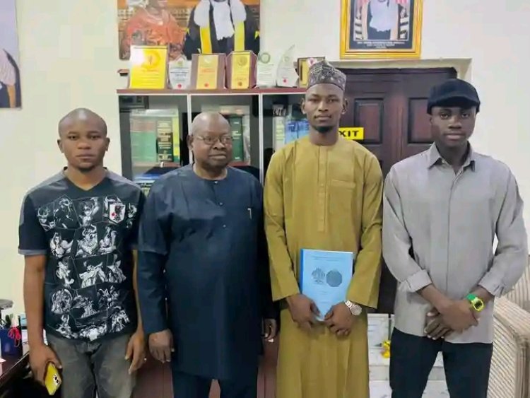 Legal Luminary Receives UDUS Kogi Union Executives on Courtesy Visit