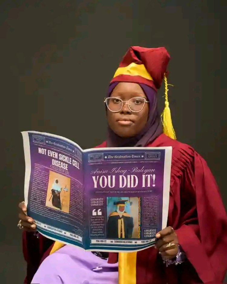 UNILAG First-Class Graduate and Sickle Cell Advocate, Anisa Ishaq-Balogun, Passes Away