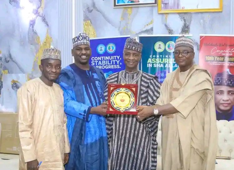 Azman University Delegation Visits Senator Wamakko to Strengthen Academic Partnerships