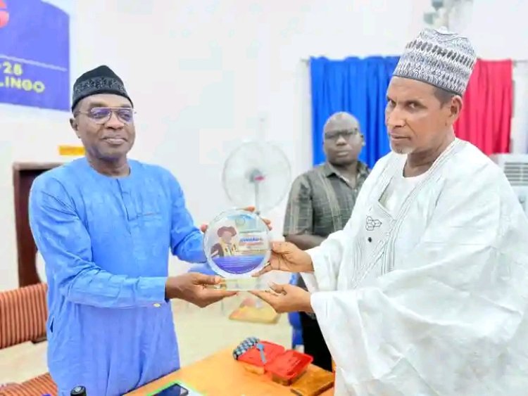 Taraba State University Muslim Community Honours VC Prof. Sunday Paul Bako with Award of Excellence
