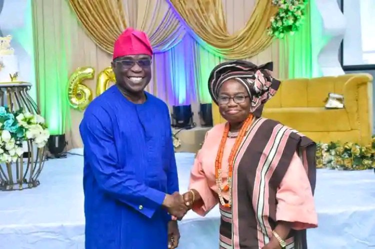 UCH Ibadan Community Celebrates Mrs. Adetola Adedeji at Diamond Jubilee Celebration