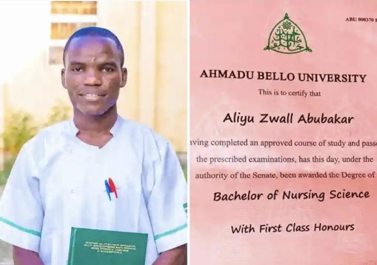 From Hafiz to First-Class Nurse: The Extraordinary Academic Journey of Aliyu Zwall Abubakar