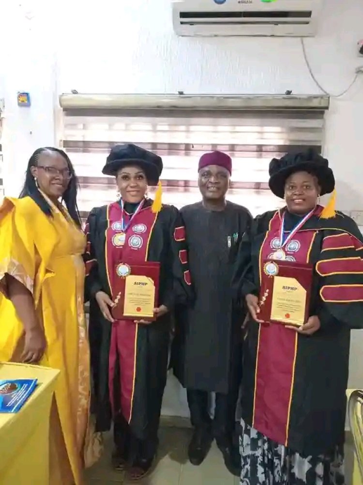 ADUN Professor Honoured with Fellowship of African Institute of Public Health Professionals