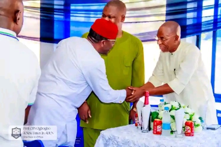ADUN Celebrates One Year of Leadership of Vice-Chancellor, Prof. Christopher B. N. Ogbogbo
