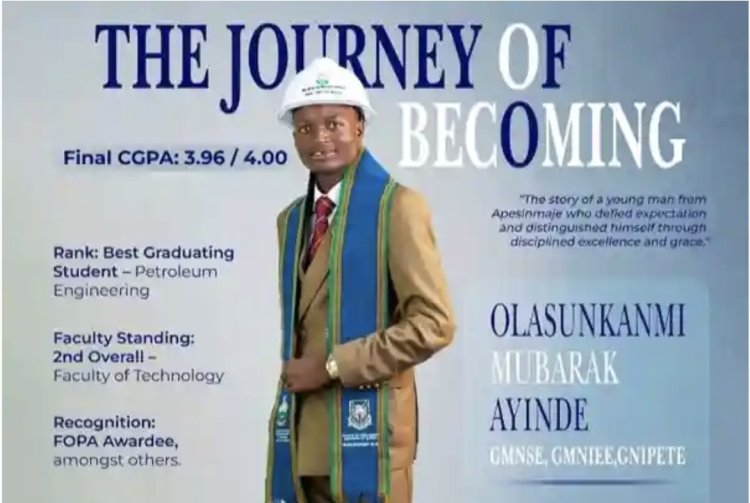 From Iwo Road Tutor to UI Trailblazer: The Remarkable Journey of Mubarak Olasunkanmi