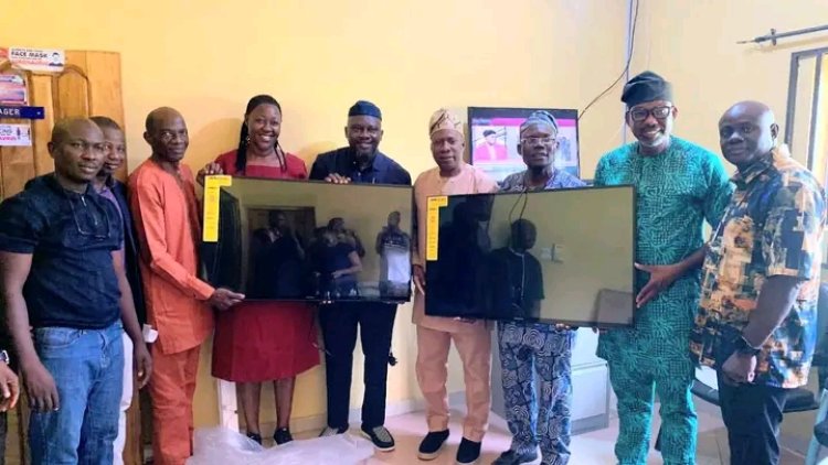 FUTA Alumnus Olaitan Adesomoju Donates Television Sets to Boost FUTA Radio Operations