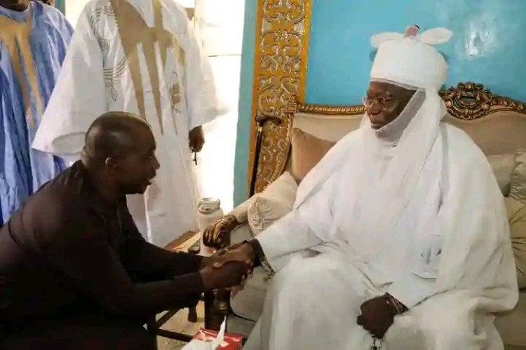 Vice-Chancellor of Reverend Father Moses Orshio Adasu University Pays Courtesy Visit to Chancellor and Emir of Kazaure