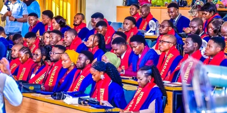 UI VC Urges Veterinary Inductees to Embrace Lifelong Learning at 55th Oath-Taking Ceremony