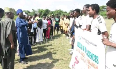 FUNAAB Kicks Off 2026 Vice-Chancellor’s Cup: Prof. Kehinde Charges Athletes to Uphold Fair Play