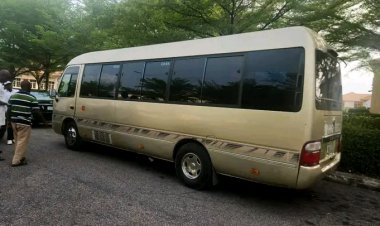Federal University Lokoja Takes Delivery of Two 32-Seater Buses to Ease Campus Transportation