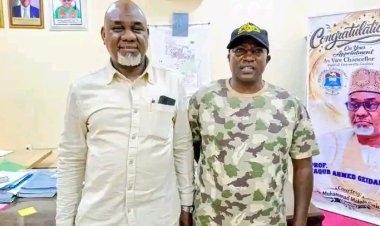 FUGashua Vice-Chancellor Receives JTF Commandant on Strategic Visit