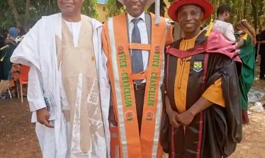 FUE Pankshin Vice Chancellor, Prof. Noel Wannang, Celebrates Academic Staff at NSUK’s 8th Combined Convocation