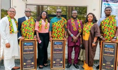 Kwame Nkrumah Special Awards Honour UNIDEL VC, Registrar and Bursar for Leadership and Institutional Reform