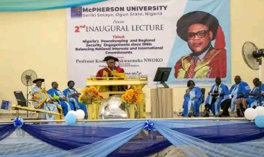 Put Nigerians First: Don Challenges Government at McPherson University’s 2nd Inaugural Lecture