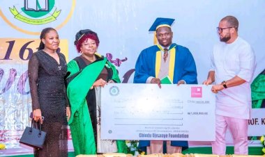 Governor Soludo Rewards COOU Best Graduating Student With ₦4 Million Cash Prize and Full Scholarship Package