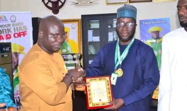CNYA Honours New FULafia VC, Prof. Mohammed Kida, with Outstanding Leadership Award