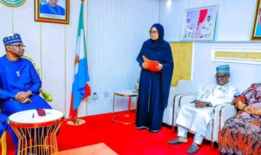 Nasarawa State University Management Pays Appreciation Visit to Governor Sule