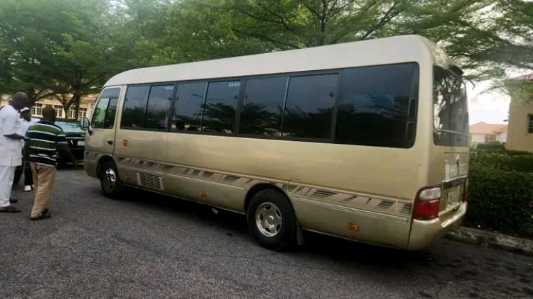 Federal University Lokoja Takes Delivery of Two 32-Seater Buses to Ease Campus Transportation