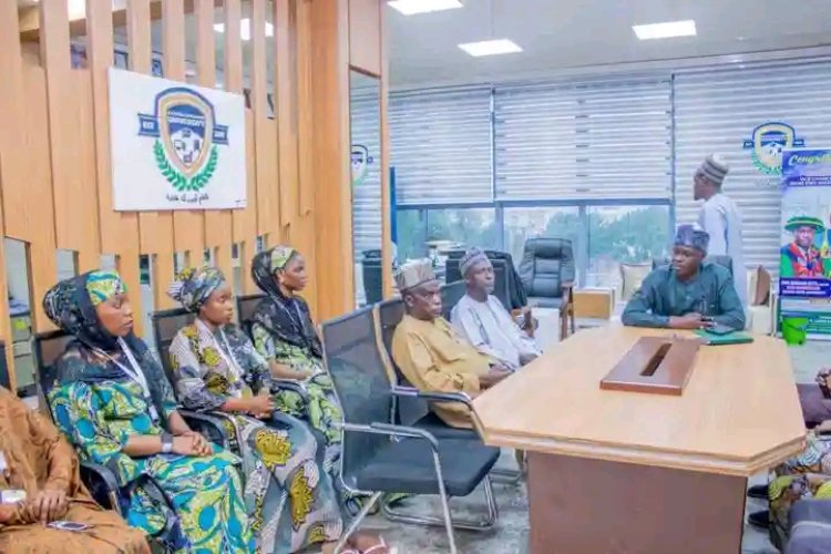 NANS Borno State Chapter pays familiarisation visit to VC, KIU