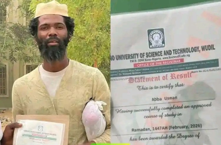 Persistence Pays Off: Abba "Kwaro" Usman Graduates from ADUSTECH After 12-Year Journey