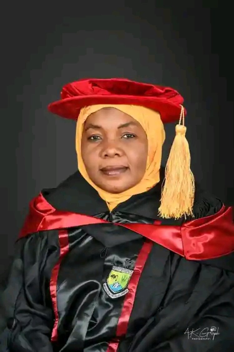 Federal Polytechnic Bali Celebrates Dr. Hajiya Habiba Danjuma on Earning PhD in Statistics