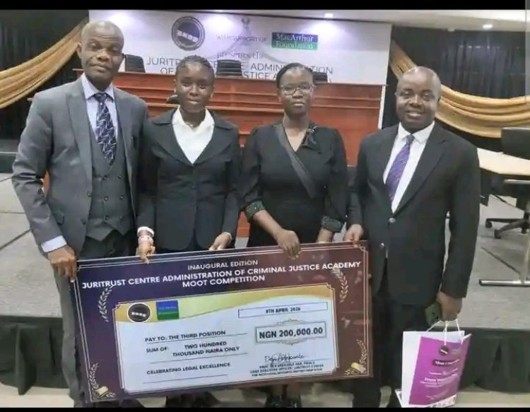 Caleb University College of Law Emerges Best in Southwest, Clinches 3rd Nationally at JURITRUST Moot Competition