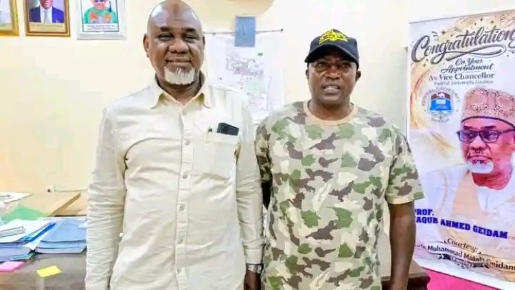 FUGashua Vice-Chancellor Receives JTF Commandant on Strategic Visit
