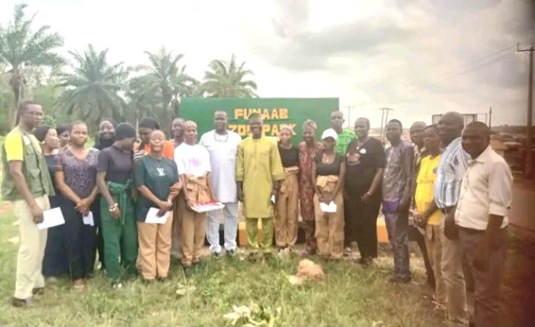 FUNAAB Commissions Upgraded Zoo Park Hall, Unveils New Signpost