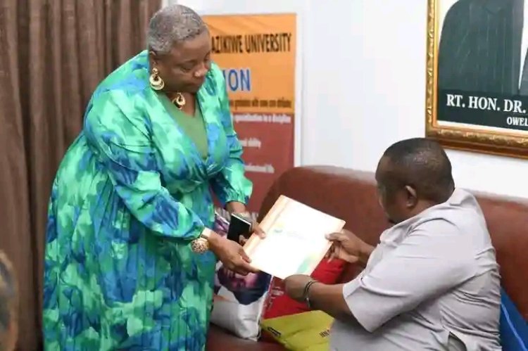 COOU Vice-Chancellor Prof. Kate Omenugha Visits UNIZIK; Extends Invitation for 16th Convocation Ceremony