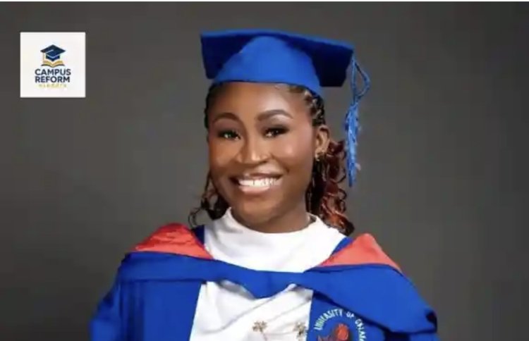 UNICAL First Female SUG President Sets Academic Record with First-Class Honours