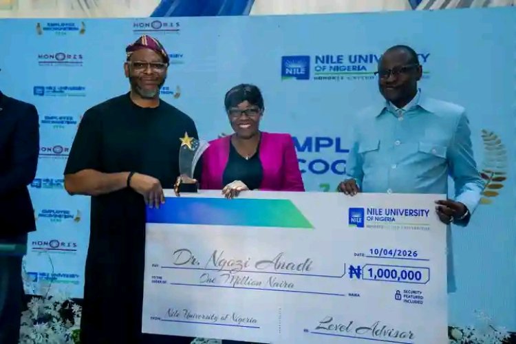 Nile University Rewards Staff Excellence with ₦1M–₦3M Cash Prizes