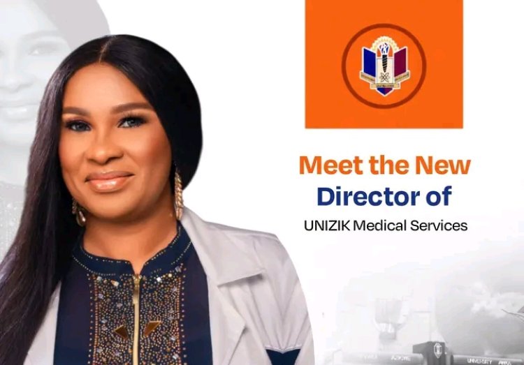 Nnamdi Azikiwe University Names Dr Jane Ezeonu as Director of University Medical Services