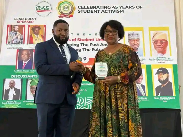 LASU Vice-Chancellor, Prof. Olatunji-Bello, Honoured as One of 45 Distinguished Nigerians by NANS