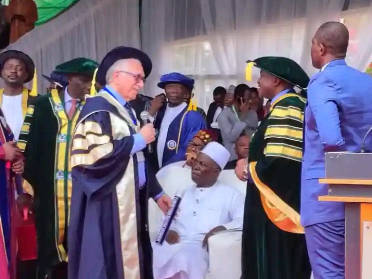 UNIMAID Dean of Students’ Affairs, Prof. Ahmadu Brono, Honoured with National NANS Award