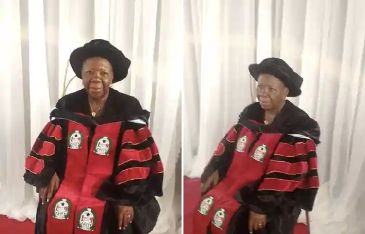 University of Abuja Celebrates 85-Year-Old PhD Graduate, Dr. Christiana Akpunonu