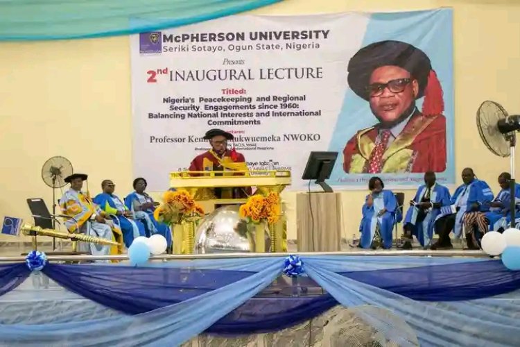 Put Nigerians First: Don Challenges Government at McPherson University’s 2nd Inaugural Lecture
