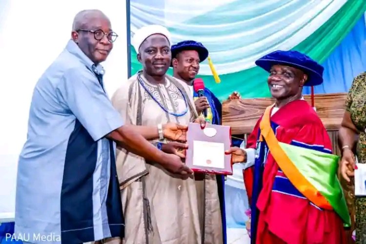 Prof. Ogidiolu Delivers PAAU 18th Inaugural Lecture; Advocates for Sustainable Forest Management to Combat Climate Change