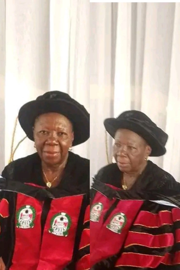 Christiana Akpunonu Overcomes Poverty, Financial Struggles to Earn PhD at 85