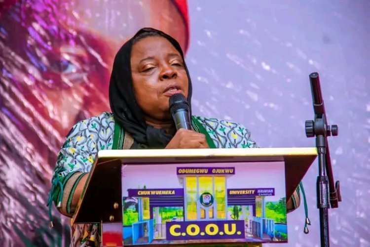 Kate Azuka Omenugha Vows Protection for Students Against Abuse at Chukwuemeka Odumegwu Ojukwu University Convocation Service