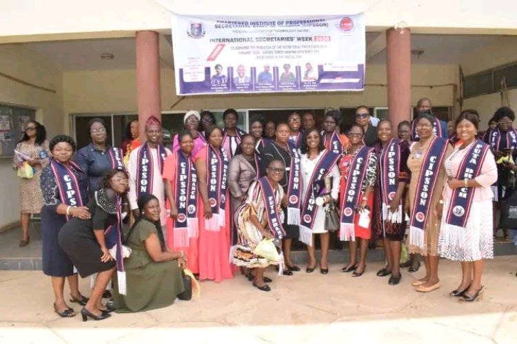 FUTA Marks International Secretaries Day, Highlights Digital Evolution of Profession