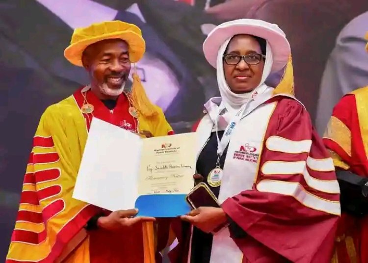 NIPR Confers Prestigious Honorary Fellowship on NSUK Vice-Chancellor