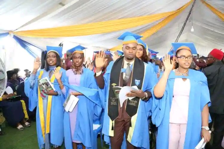 MDCN Inducts 102 New Medical Doctors at ABSU 32nd Swearing-In Ceremony