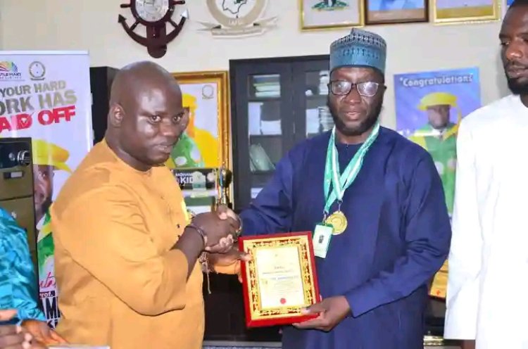 CNYA Honours New FULafia VC, Prof. Mohammed Kida, with Outstanding Leadership Award