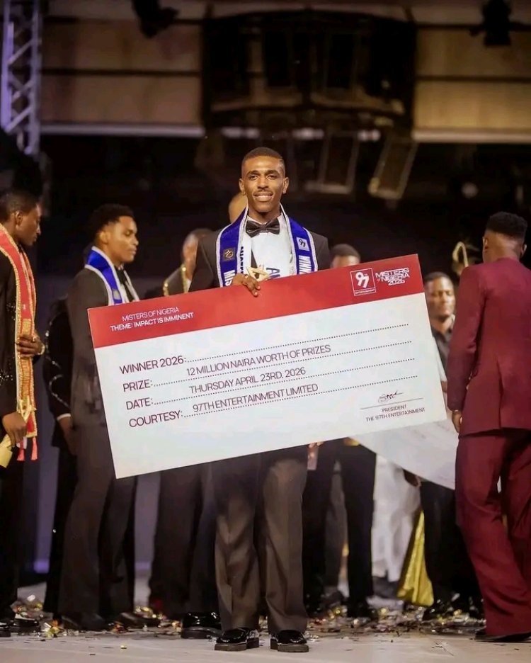 UNIZIK Alumnus Valentine Udemadu Wins Mister of Nigeria 2026, Set for Continental Representation