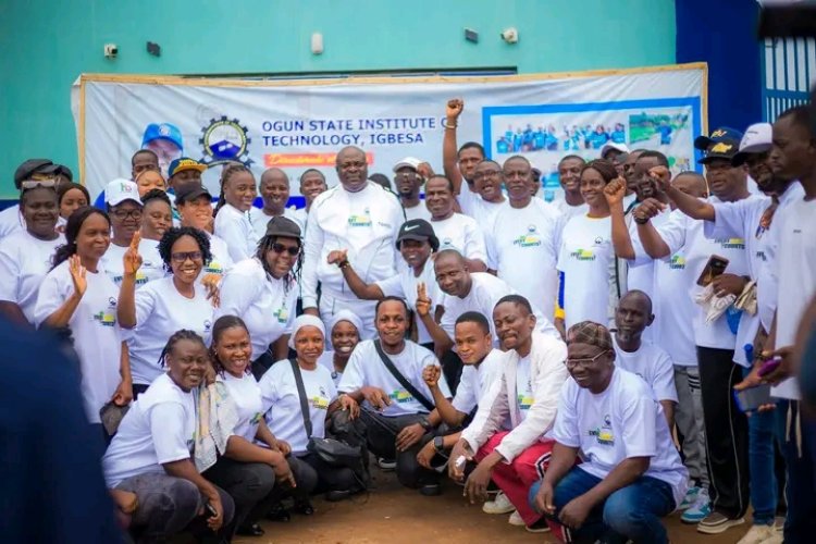 OGITECH Holds 4th Annual Health Walk, Marathon to Promote Staff and Student Wellness