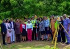 ACU VC Visits Surveying Camp in Oyo, Lauds Students’ Field-Based Training at Joint Practical Exercise