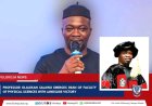 FUL: Professor Olalekan Salawu Elected Dean of Physical Sciences in Landslide Victory
