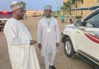 FULafia Vice-Chancellor Presents Official Vehicle to Newly Appointed Bursar