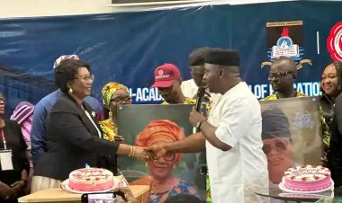 NASU Honours LASU Vice-Chancellor with Distinguished Leadership Award for Staff Welfare