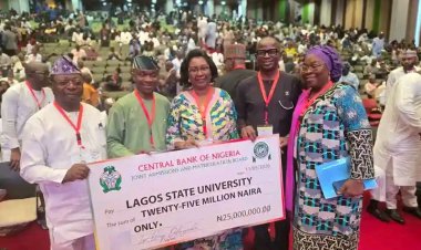 LASU Secures ₦25 Million Prize at NATAP-M Awards as Nigeria’s Most Preferred University